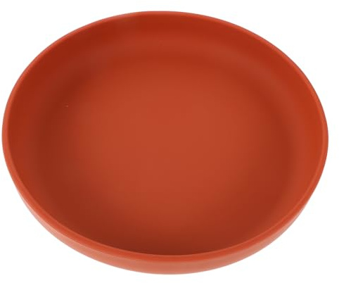 HIAKDOFT Bol en Silicone Antidéversement Ventouse Caramel Assiette Ronde Antidérapante pour Personnes Âgées et Garçon et Filles Repas Quotidiens Assistance Autonomie
