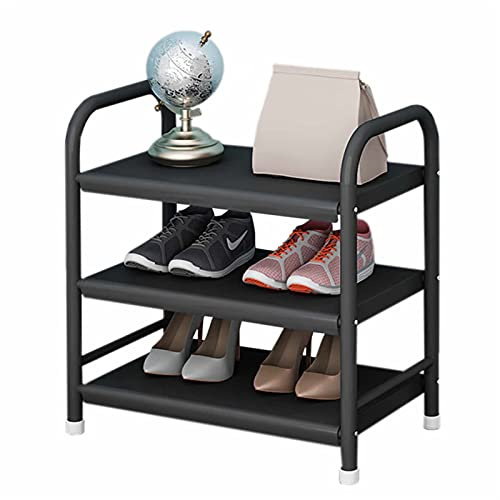 Weatherproof Metal Shoe Rack - Versatile for Entryway Garage and Mudroom - Multi-Purpose Storage for Shoes Books Planters and More