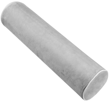 MAJORMENCH Almohada Cervical Ergonómica Cilíndrica 11X40 CM Soporte para Piernas y Espalda, Fabricada en Algodón Viscoelástico, para Dormir y Viajes