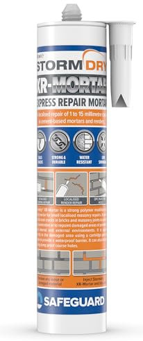 Stormdry Waterproof Express Repair Mortar-Ready to Use Cement-Free Mix 310ml Tube, Grey