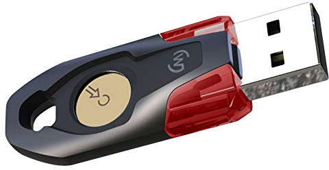 Clé de sécurité Winkeo-A FIDO2 (+U2F) USB Type-A, authentification Passwordless et multifacteur Made in France pour protéger Ses comptes en Ligne