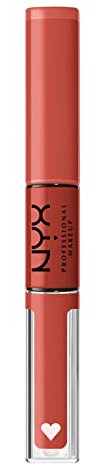 NYX Professional Makeup Shine Loud, Pintalabios permanente con Brillo, Larga duración 16H, 03 Ambition Statement