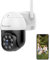 PANAMALAR Security Camera Outdoor, 1080P CCTV Camera WiFi PTZ Home IP Surveillance Camera with Alexa Control/IP66 Waterproof/Auto Tracking Motion Detection/8xDigital Zoom/Night Vision/2-way Audio