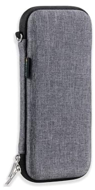 iDream365 Upgraded Hard Pencil Case Box for Adults,Durable Pen Carrying Case with Zipper-Grey