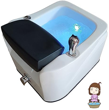AMEERR Pediluvio SPA Bañera para El Cuidado De Los Pies Pediluvio Massaggiatore Piedi Bañera Pedicura Ducha Pies Acrílico para Pies Hidromasaje con Puntos De Acupresión (Size : Bath)