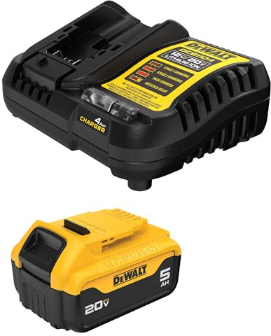 DEWALT 20V MAX 5AH BATTERY STARTER KIT (DCB205C)