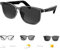 GetD AI Smart Bluetooth Sunglasses for Men and Women, Voice Controlled Open Ear styleSmart Glasses for Listening to Music and Calls with Built in Speakers, IPX4 Waterproof Bluetooth Audio Glasses