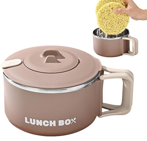 Ramen Noodle Cup - Japanese Soup Noodle Set | Ceramic Large Microwave Chopsticks and Spoon, Asian Deep Pho Ramen