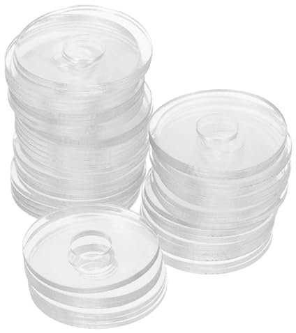 Arandelas de Sellado Transparentes 50 Piezas Vinilo para Tornillos
