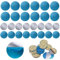 flintronic 50PCS (25 Pcs 20mm+25 Pcs 30mm) Placche Metalliche Adesive, Placche Metalliche Adesive Utilizzo Multiplo, per Supporto Magnetico Auto, per la Decorazione Della Cameretta dei Bambini
