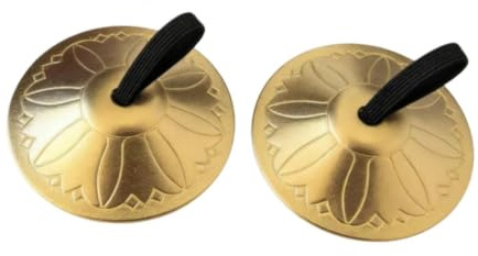 Pegciuho Platillos de Dos Dedos, Platillos de Cobre Portátiles, Idea de Regalo para Bailarinas de Danza Del Vientre, para Juegos, Presentaciones Y Conjuntos, Anhelado