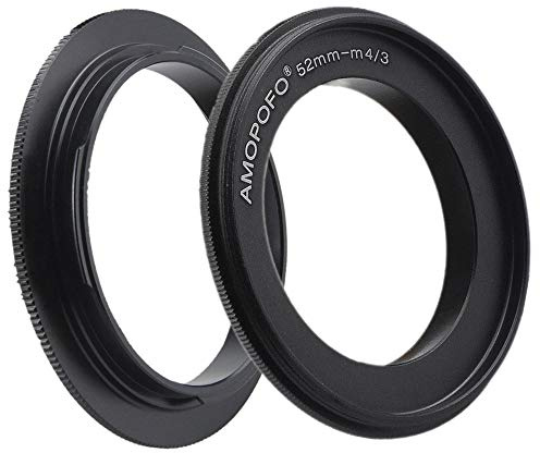 52mm Filter Thread Macro Reverse Mount Adapter Ring,for M4/3 Camera GX7 GF6 GH3 G5 GF5 GX1 GF3 G3 OM-D E-M1 E-M5 E-PL6 E-P5 DSLR Cameras