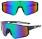 MUSELK Gafas de Sol Deportivas para Hombre y Mujer, Gafas de Sol polarizadas Gafas de Sol con UV400 para Actividades al Aire libre Carreras Ciclismo Esquí