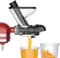 TPGSING Kau-Entsafter-Aufsatz für Kitchenaid-Standmixer, Kaltpressen langsamer Entsafter Aufsatz für KitchenAid, Entsafteraufsatz für KitchenAid Gemüse und Obst Dual-Einfüllschacht