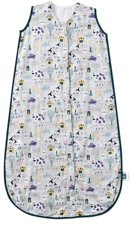 TADO MUSLIN Toddler Sleep Sack 1-2T, 0.5 TOG Lightweight Wearable Blanket, 100% Organic Cotton Muslin, Sleeveless, 2-Way YKK Zipper, OEKO-TEX Certified 12-24 Months Sleeping Bag
