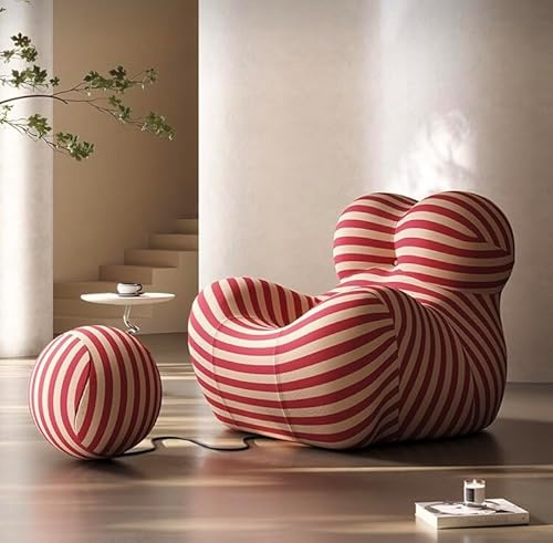 A ALFRESCOOL Divano pigro, divano a compressione, poltrona lounge, divano singolo, un must per piccole famiglie, simula l'abbraccio della mamma, per soggiorno, camera da letto, lounge, 118 x 102 x 93