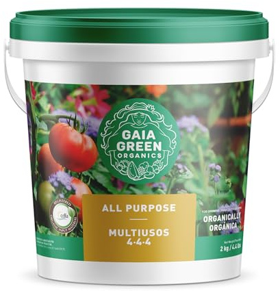 GAIA GREEN All-Purpose Soil Supplement for Resilient Crop Growth Ideal for Household Plants, Urban Gardens, Lawns, and Greenhouses, 2 Kilos