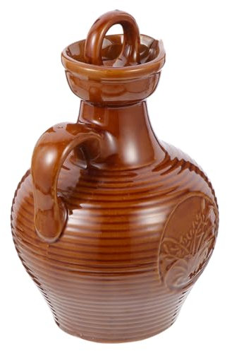 Alipis Brocca Per Vino in Ceramica Contenitore Per Vino Portatile Per Casa e Ristorante Circa