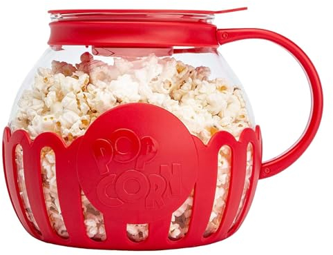 Palomitas De Maiz Microondas 2.13 L,Jarra Palomitas Microondas,Vidrio De Borosilicato Tazón Palomitas De Maíz Con Tapa Máquina Para Hacer Palomitas De Maíz,Bote Palomitas Popcorn Microondas,