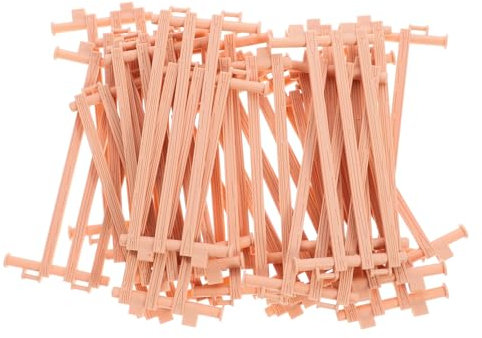 Kisangel 20 Pièces Jouets De Parc Clôture en Plastique Clôture De Jardin Accessoires pour Micro-aménagement Paysager Modèle De Clôture De Ferme Clôture Miniature De Jardin Mini-clôture PVC