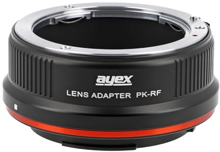 ayex Objektivadapter Kompatibel mit Pentax PK Bajonett Objektive Kompatibel mit Canon EOS R Mount PK-EOS R