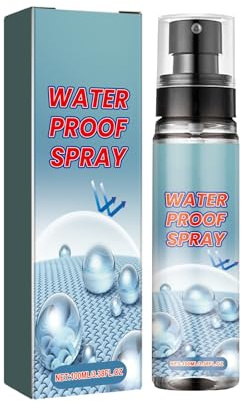 Hitburu Spray Imperméabilisant Pour Tissus | 100ml Agent D'Entretien Pour Chaussures Et Bottes,Protecteur Spray Pour Tissu - Pour Trajet Quotidien Randonnée Pêche Sac À Dos Voyage Marche Urbaine Pluie