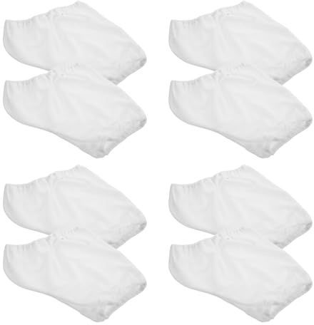 Toddmomy 4 Paia Copriscarpe da Pattinaggio Artistico Protettivi per Pattini da Ghiaccio Adulti e Ragazze, Copristivali in Velluto Bianco Taglia Large (37-43), Accessori Leggeri e Portatili