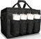 Freshie Insulated Food Delivery Bag with Cup Holders/Drink Carriers Premium XXL, Great for Beverages, Deliveroo, Feast, One Delivery, DoorDash, Uber Eats (XL)