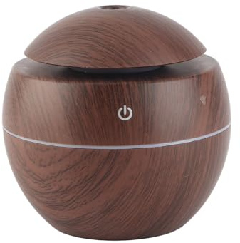 Purificatore d'Aria a diffusore d'olio a ultrasuoni USB USB Essential Touch (Browm)