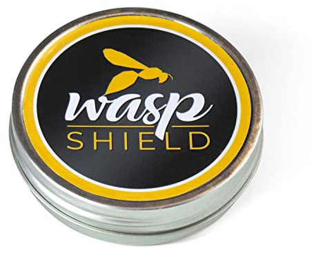 Wasp Shield | Compact 100% Organic Wasp Repellent | Contains No Deet | NO Skin Contact Required | Alternative to Wasp Killer Spray and Trap | For Indoor and Outdoor Use