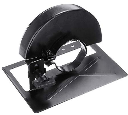 Schwarzer Metall-Winkelschleifer-Halter mit verstellbarer Schutzabdeckung Power Poliermaschine Cutter Halter Werkzeug Set