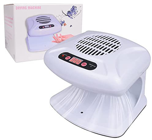 300W Luft Nagel Trockner mit Automatischem Sensor,Timing-Luft Nagel Lüfter für Hände und Füße, Warm & Cool Wind Fräse Trockner für Nagellack Home Salon