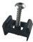 auf-mass24 Pfosten-Reparatur-SET Gittermattenhalter Pfostenbock PVC-Auflagebock (10)