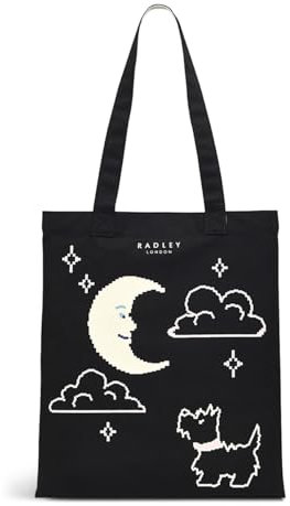 RADLEY London Dog and The Moon - Responsible - Medium Canvas Tote Bag