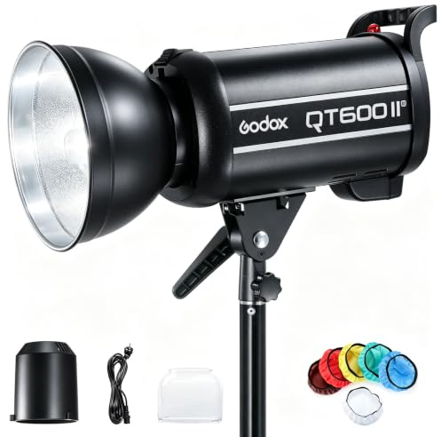GODOX QT600IIM Flash Professionale Studio Flash Strobe, 600Ws Monolight High Speed 5600±200K 2.4G Godox Flash