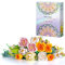 Under the Baubles Roses & Tulips Flower Bouquet Building Set - Artificial Flowers for Home Decor - Gifts for Mother's Day for Mom, Women and Adults - Botanical Collection