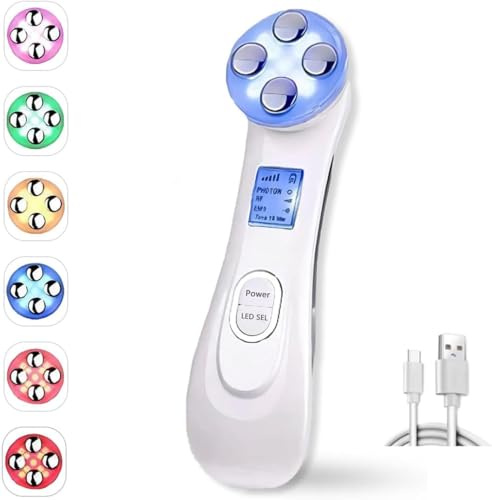 Christmas Gifts Face Lifting Device Facial Massage,Light Therapy Wrinkle Remover Skin Tightening Anti Aging Skin Rejuvenation,Skin Care Facial Cleaner,Beauty Multi Anti-Wrinkle High-Frequency EMS