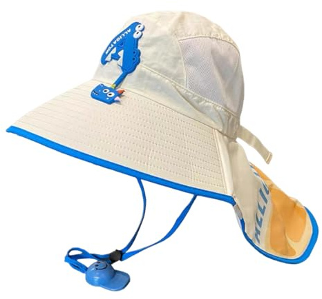 LuLiyLdJ Sombrero para bebé con protección solar UPF 50+, gorro para niño, protección infantil, sombrero de pescador transpirable, bandana para bebé, sombrero de playa, sombrero de playa para niña