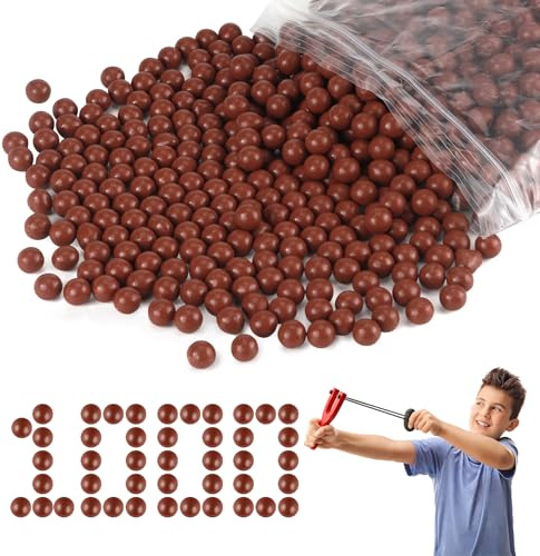 Munizioni per fionda da da pietra, 1000 pezzi, biodegradabili, munizioni di centrifuga da 8,5 mm, munizioni per tiro e caccia