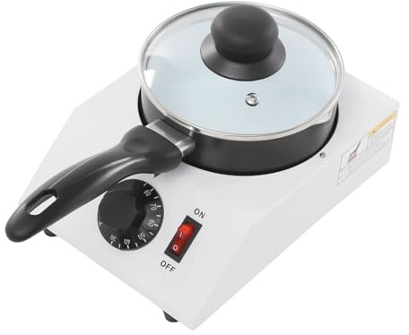 FUROMG Elektrisk chokladsmältkruka 1 l, 40 W rostfritt stål chokladvärmare med justerbar temperaturkontroll, chokladsmältningsmaskin för bakning, konditori, kaféer, hushåll