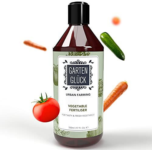 GARTEN GLÜCK Engrais Agrumes - 500ml - Engrais Potager - Engrais Liquide Universel Naturel - Engrais Tomate - Engrais Olivier en Pot