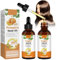 Kürbiskernöl Haare 2 Stück Pumpkin Seed Oil Kürbiskernöl Plantaire Haaröl 60ml Kürbiskernöl Haare 100% Reines für Feuchtigkeitsspendende Kopfhaut Männer Frauen