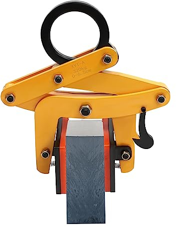 HINOPY - Pinze per bordi, 320 kg, pinza di sollevamento, pinza per cordoli, pinza per pietra, apertura regolabile 0-6,5 cm