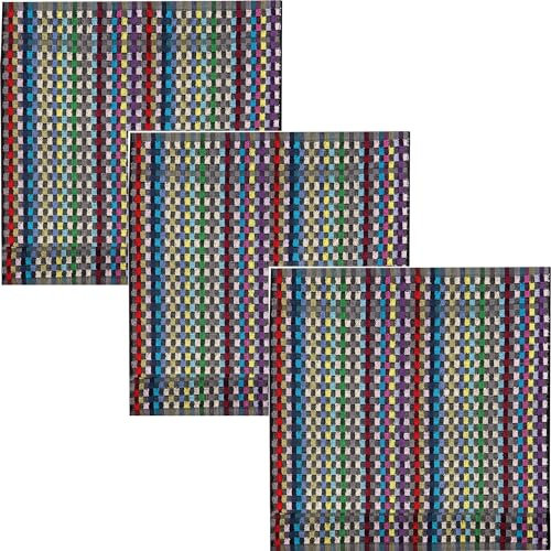 Kracht Grubentuch 3er-Pack Frottier bunt Größe 50x50 cm