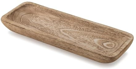 Large Vintage Wooden Dough Bowl 16.1x5.8 Inch, Decorative Farmhouse Wood Bowls for Restaurant Cafe Candle Centerpiece