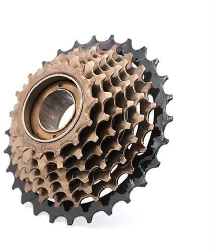 Ruota Libera, Cassetta per Bicicletta Ruota Libera a Vite for Bici 6/7/8 velocità Pignone 13/14-28T a(7 Speed Position)