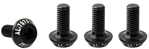 Folpus 4 Pezzi Viti Sostegno Scarpe Freno C Bicicletta Accessori Montaggio Blocchi Lega di Alluminio Super Leggera Utilizzate per Bici Pieghevoli