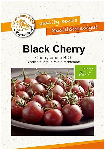 Black Cherry BIO Tomatensamen von Bobby-Seeds Sortenrar. Portion