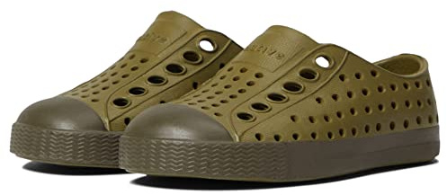 Native Shoes Women's Jefferson Water Shoe, Rookie Green Tuff Green Jiffy Speckles, 8 UK Child
