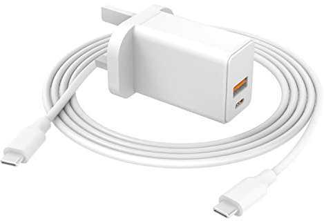 30W 1.8M Fast Charger Fit for Google Pixel 10, 10 Pro, 9 9a, 9-Pro XL, 8, 8a, 8-Pro, 7 7a 7-Pro, 6 6a 6Pro, 9Pro Fold, Tablet - 1.8m Charging Cable & Wall Plug, PD Compatible Power Adapter